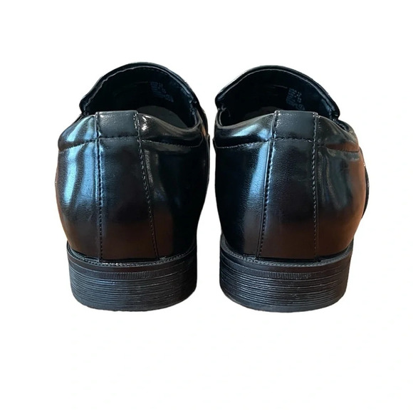 Dexter Comfort men’s memory foam dress loafers, silver buckle, SZ 13 black - Picture 5 of 9